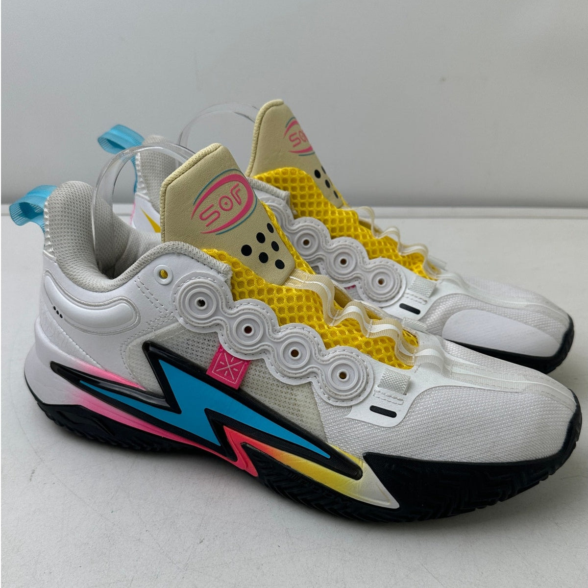 Li-Ning Wade Son of Flash 'Bright Yellow' Basketball Shoes - No Laces Men's Sz 9