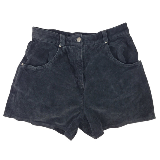 Vintage Harley Davidson Suede Leather High Rise Shorts Women's Sz 30" Waist
