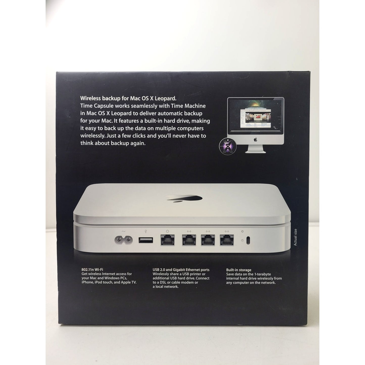 Apple Time Capsule 1TB Model w 802.11n Wi-Fi Hard Drive | untested