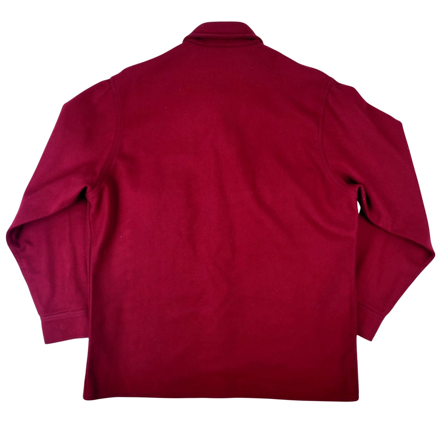 VTG Filson Mackinaw Wool Heavy Wool Shirt Jacket Red Made in USA Men's Sz L