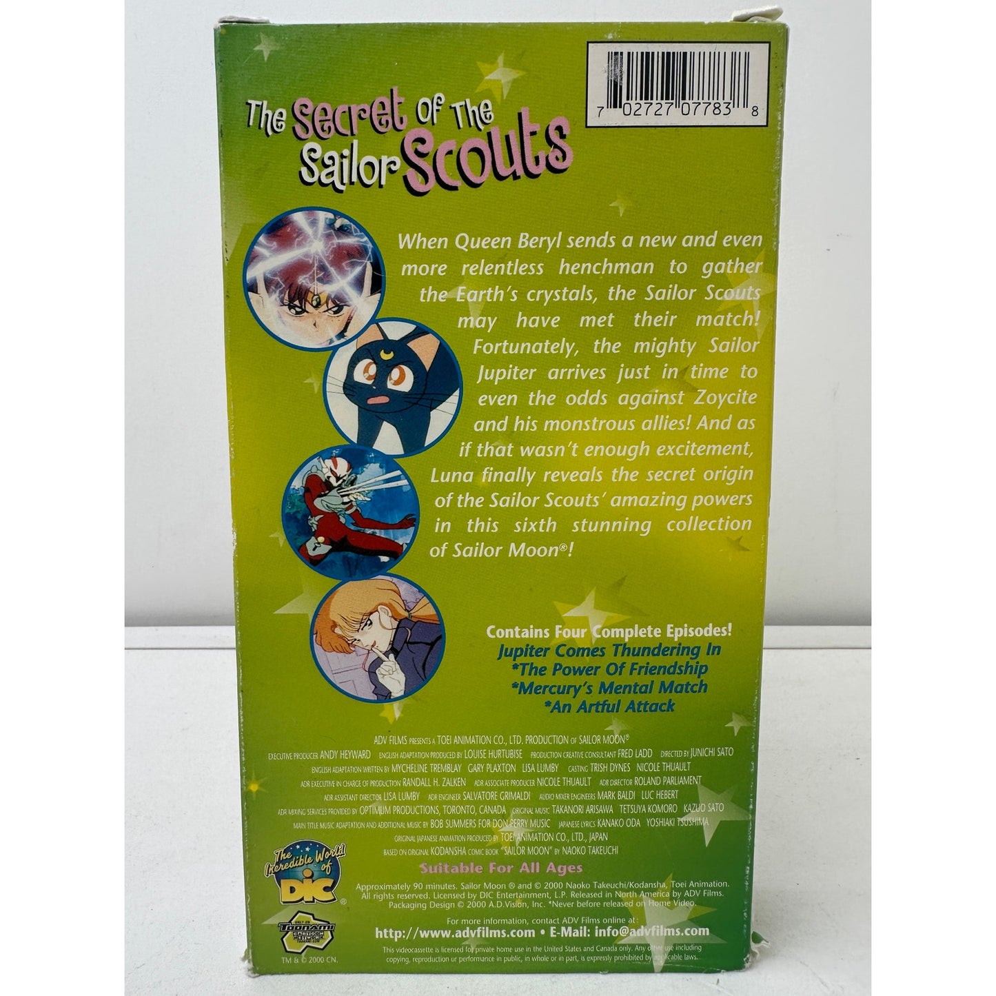 Vintage Sailor Moon VHS Lot of 6 | DiC English Dub ADV Films