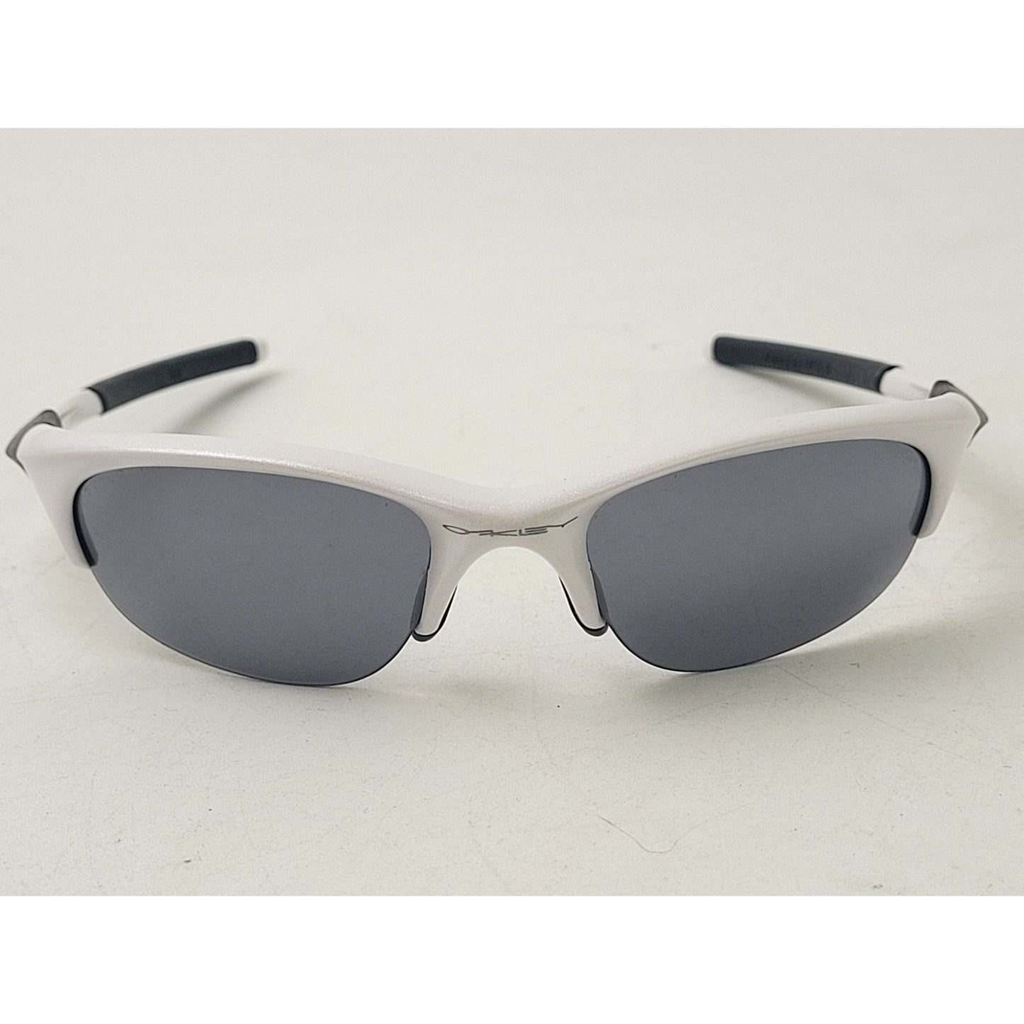 Oakley Flak Wrap White Half Rim Sports Glasses Made in USA