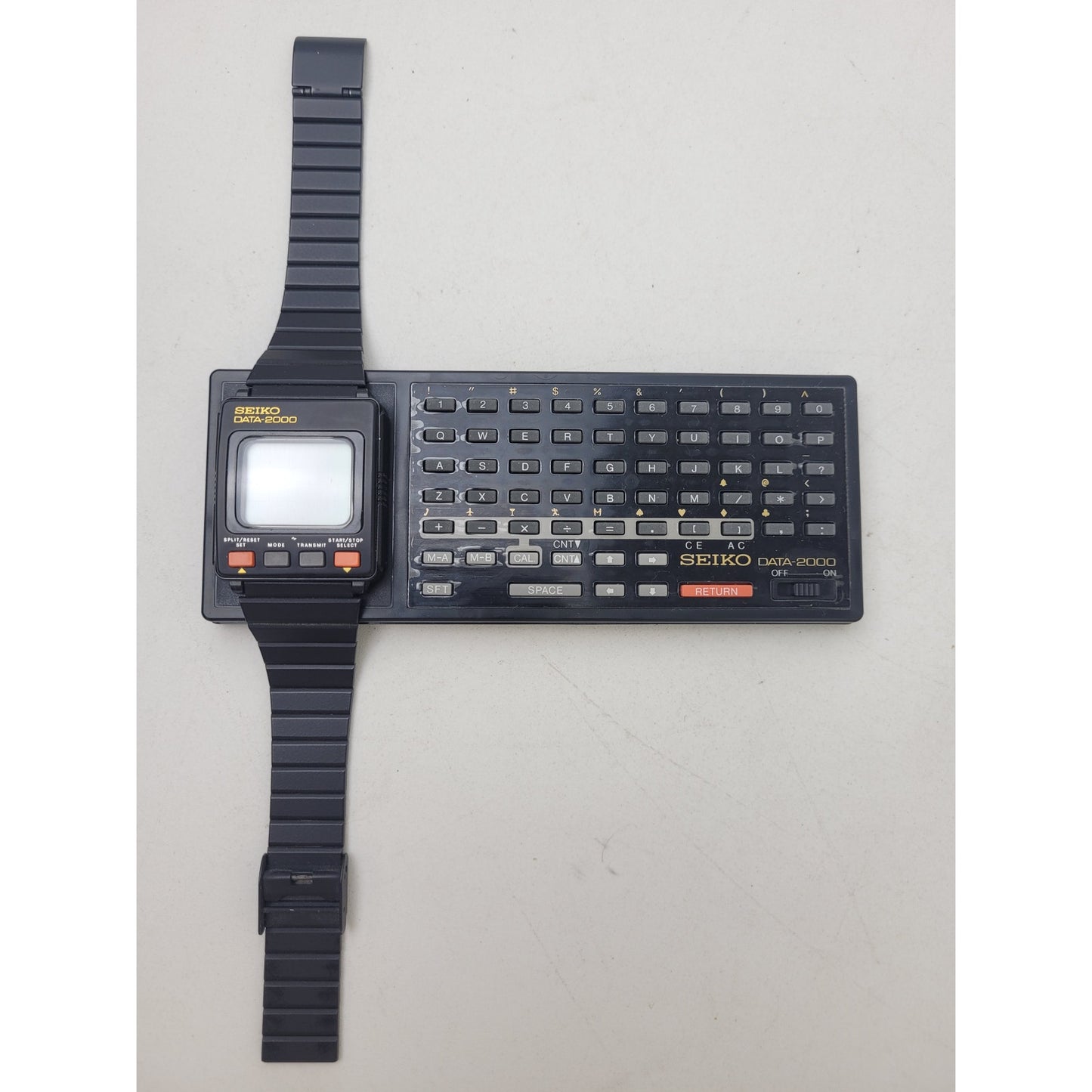 Vintage 1980s Seiko Data-2000 Japanese Digital Smartwatch | No Battery