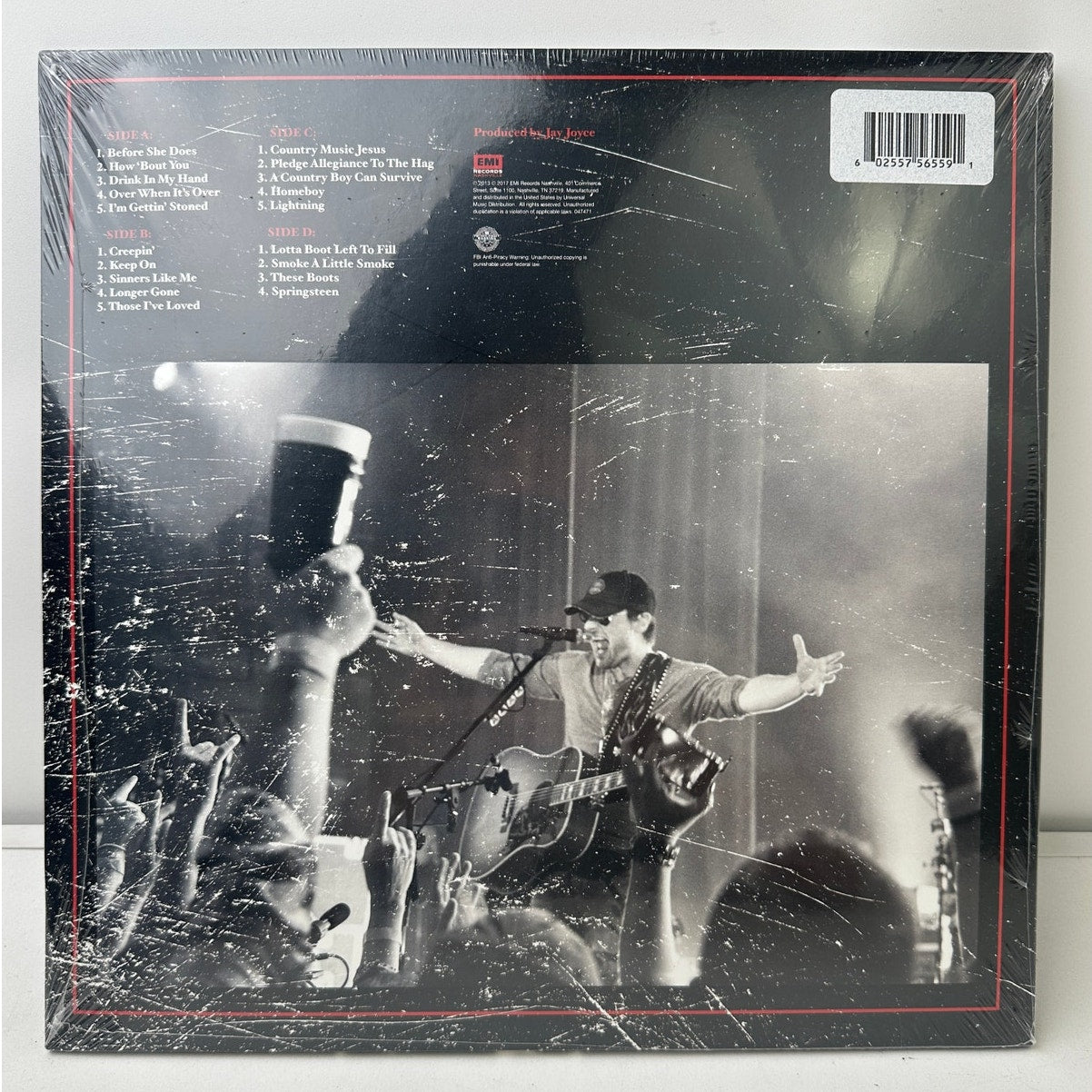 Eric Church Caught In The Act: Double Vinyl LP Record Set | Factory Sealed
