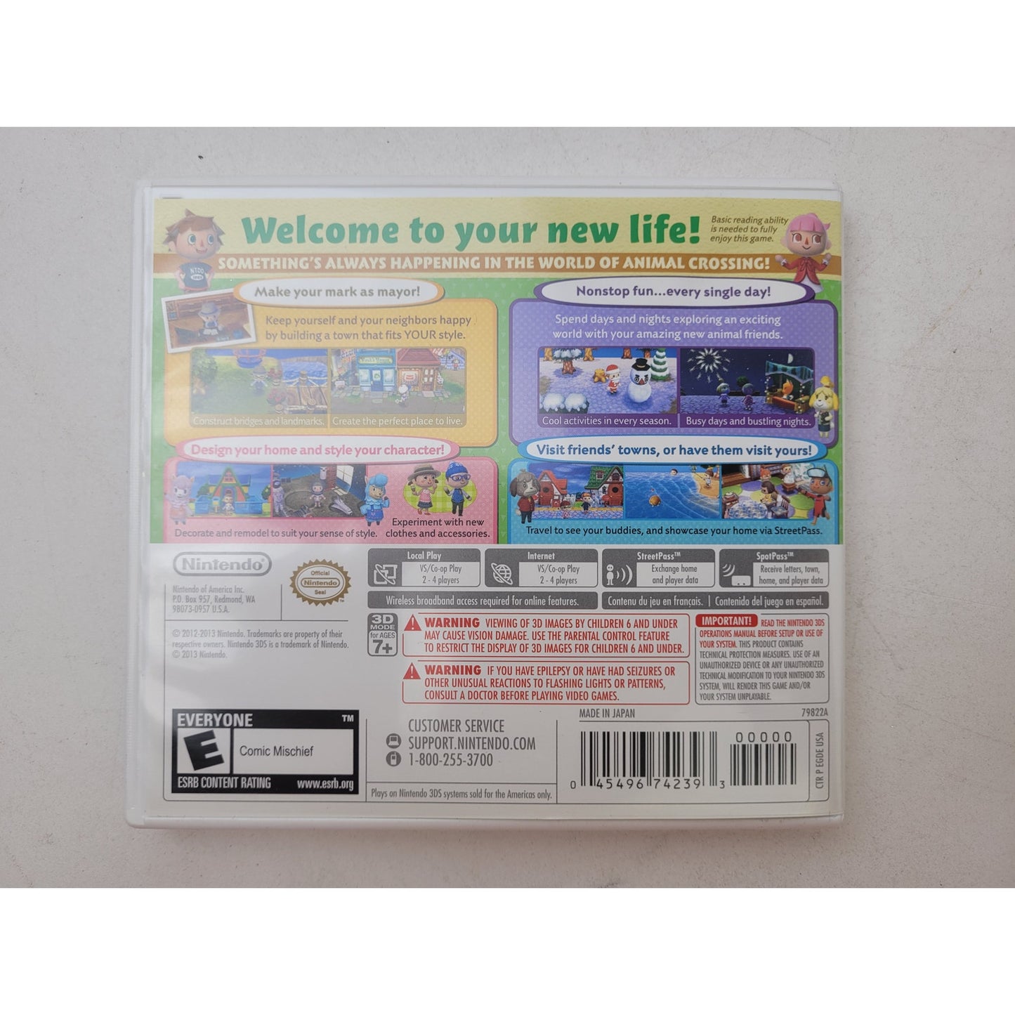 Nintendo 3DS XL LL Pink in Box | Factory Reset | Comes with Game & Charger