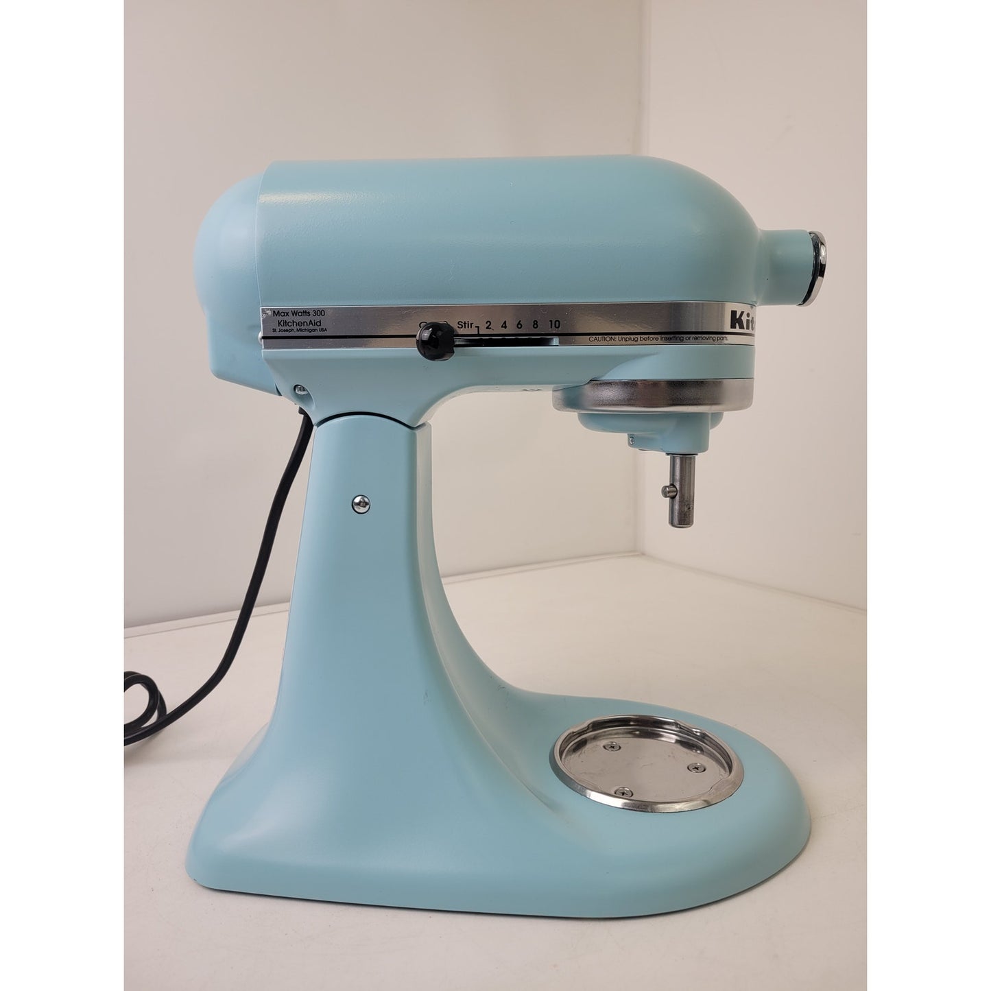KitchenAid Deluxe 4.5 Quart Tilt Head Stand Mixer in Blue | For Parts/Repair