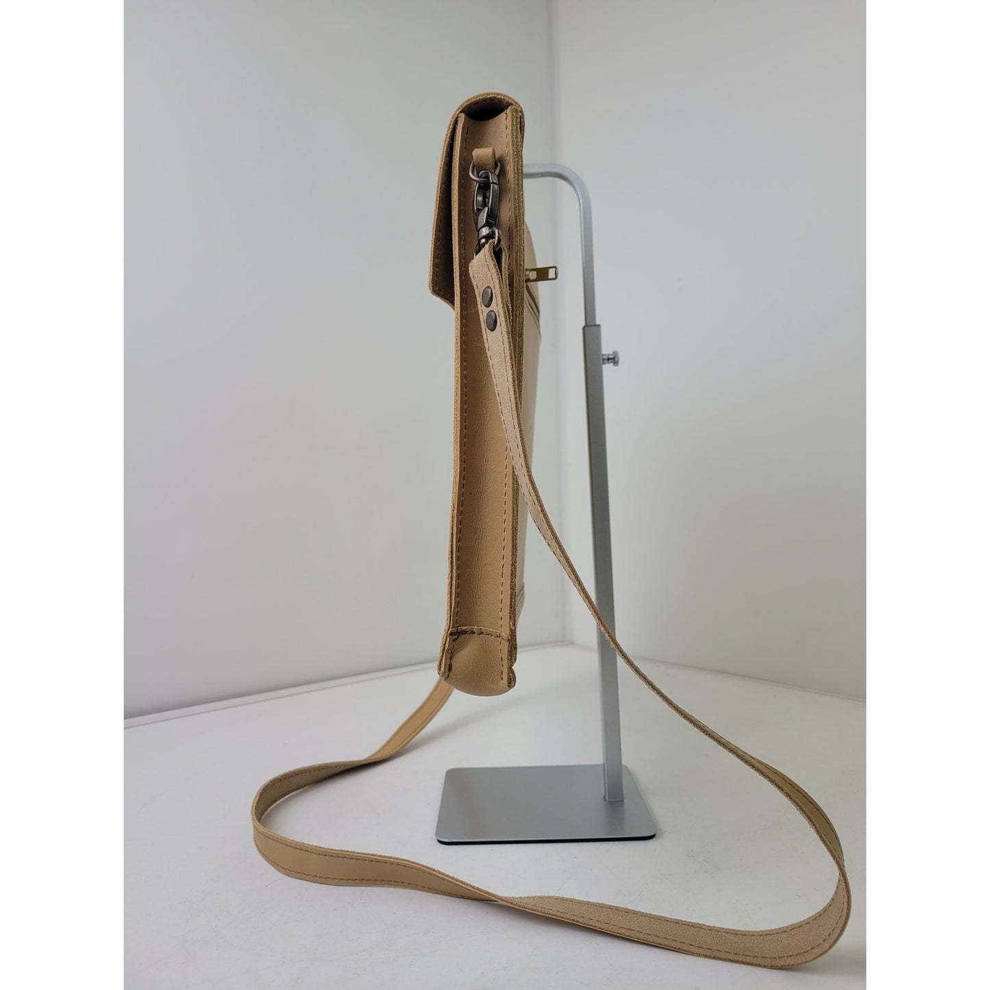 Vintage Rustico Leather Briefcase Messenger Bag Light Brown Made in USA