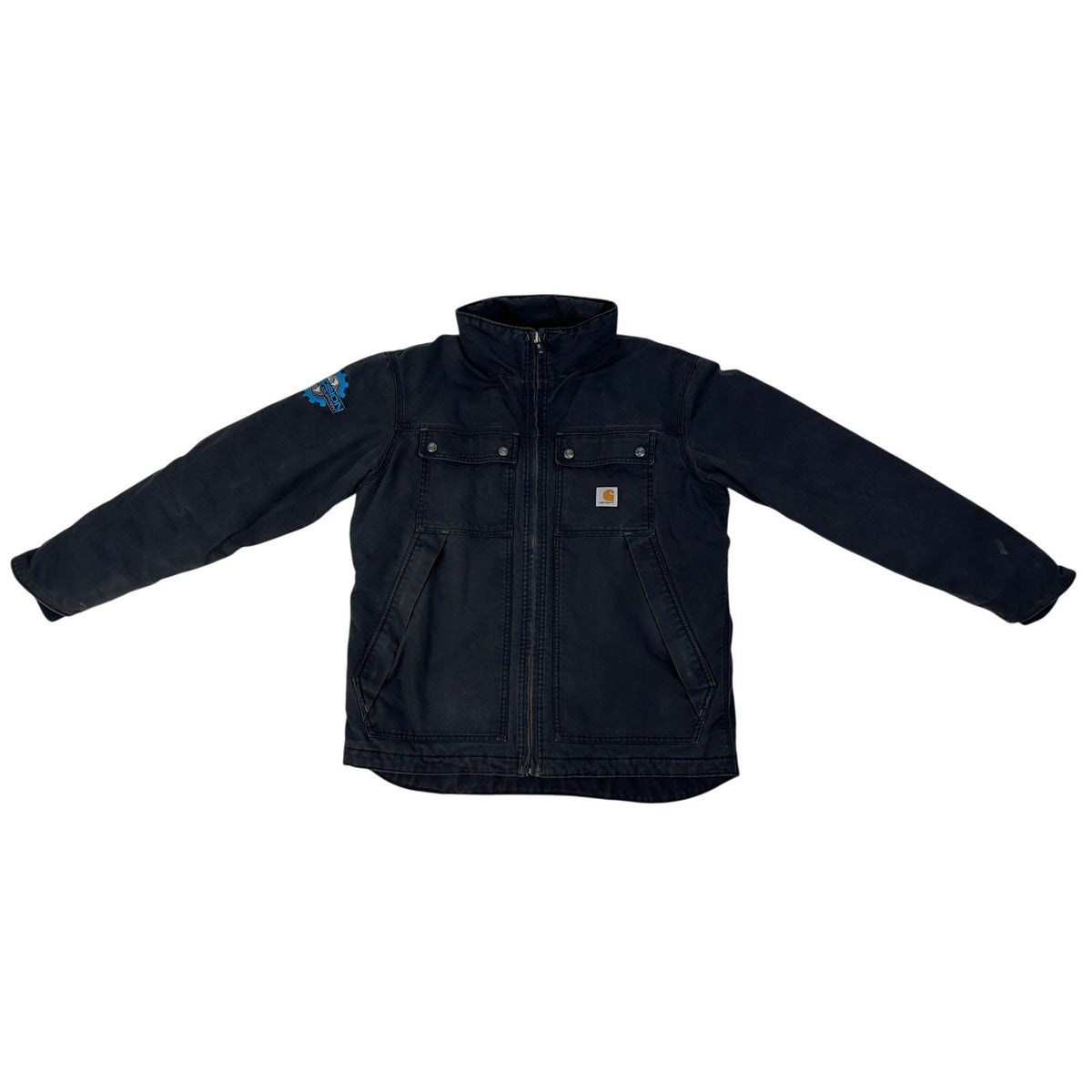 Carhartt Black Quick Duck Jefferson Traditional Jacket 101492 Men's Sz M