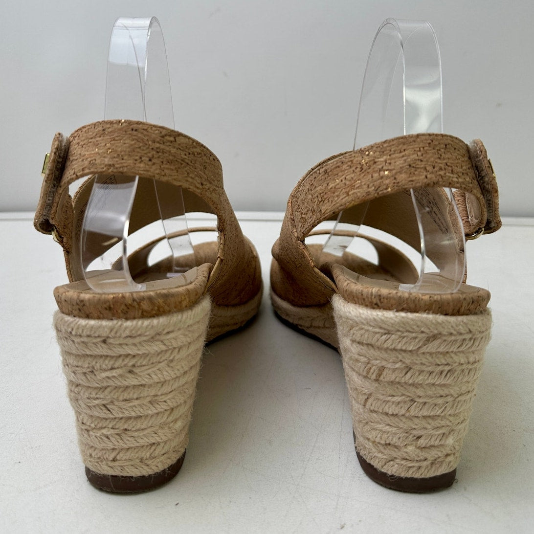 Vionic Brooke Cork Wedge Sandal Women's Sz 9