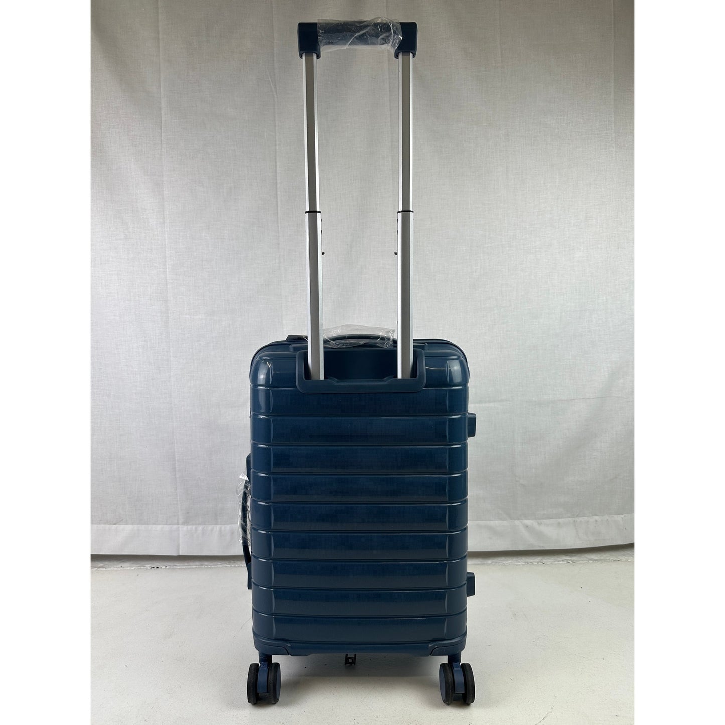 AGVOTK 20" Steel Blue Hardside Carry-On Spinner Suitcase