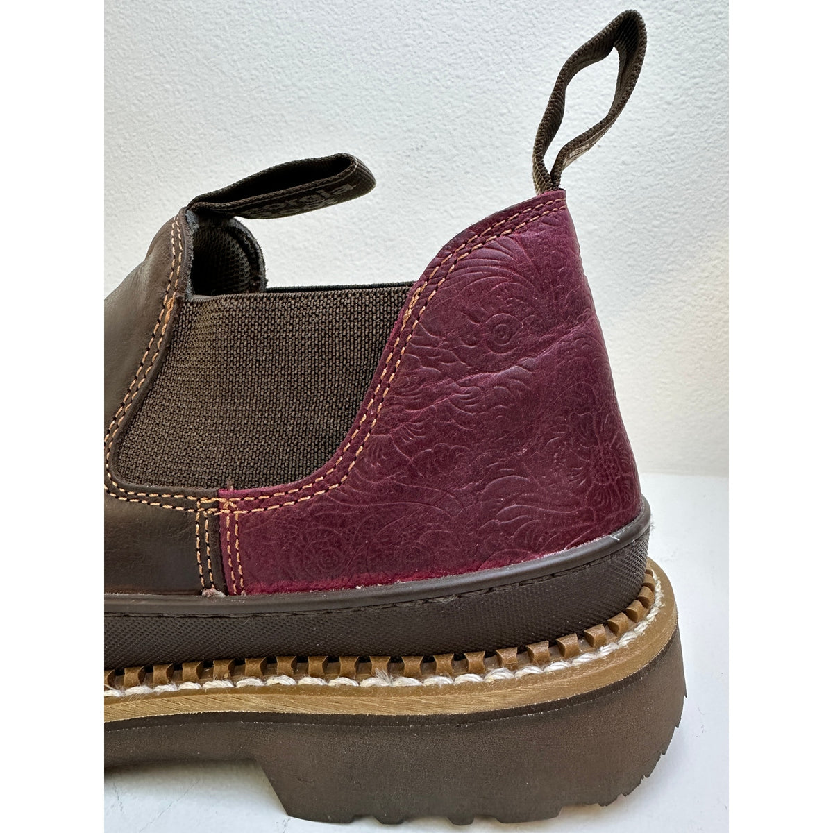 Georgia Boot Crimson Blossom Fashion Romeo Boots Brown Women's Sz 11