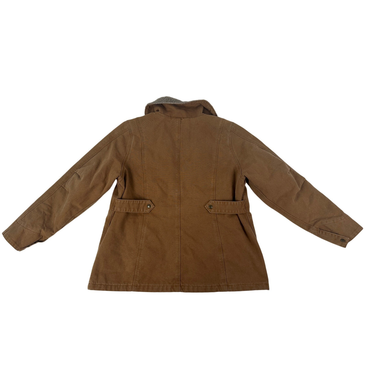 Carhartt Brown Weathered Duck Wesley Coat Women's Sz XL