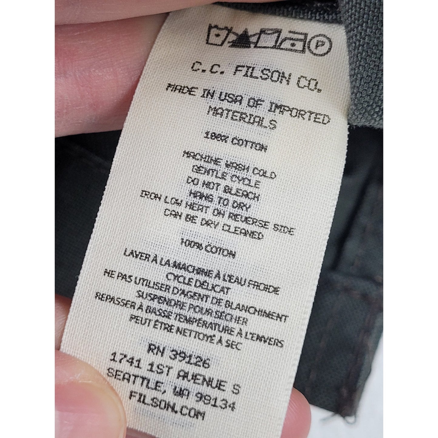 Filson Dry Tin Cloth Forester Jac-Shirt | Hunter Green | Men's Sz L