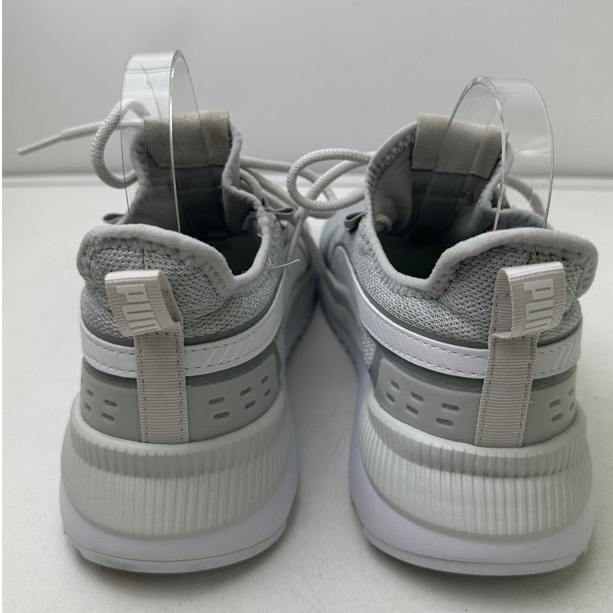 PUMA Pacer Future Street Plus Grey/White Sneakers Men's Sz 9.5