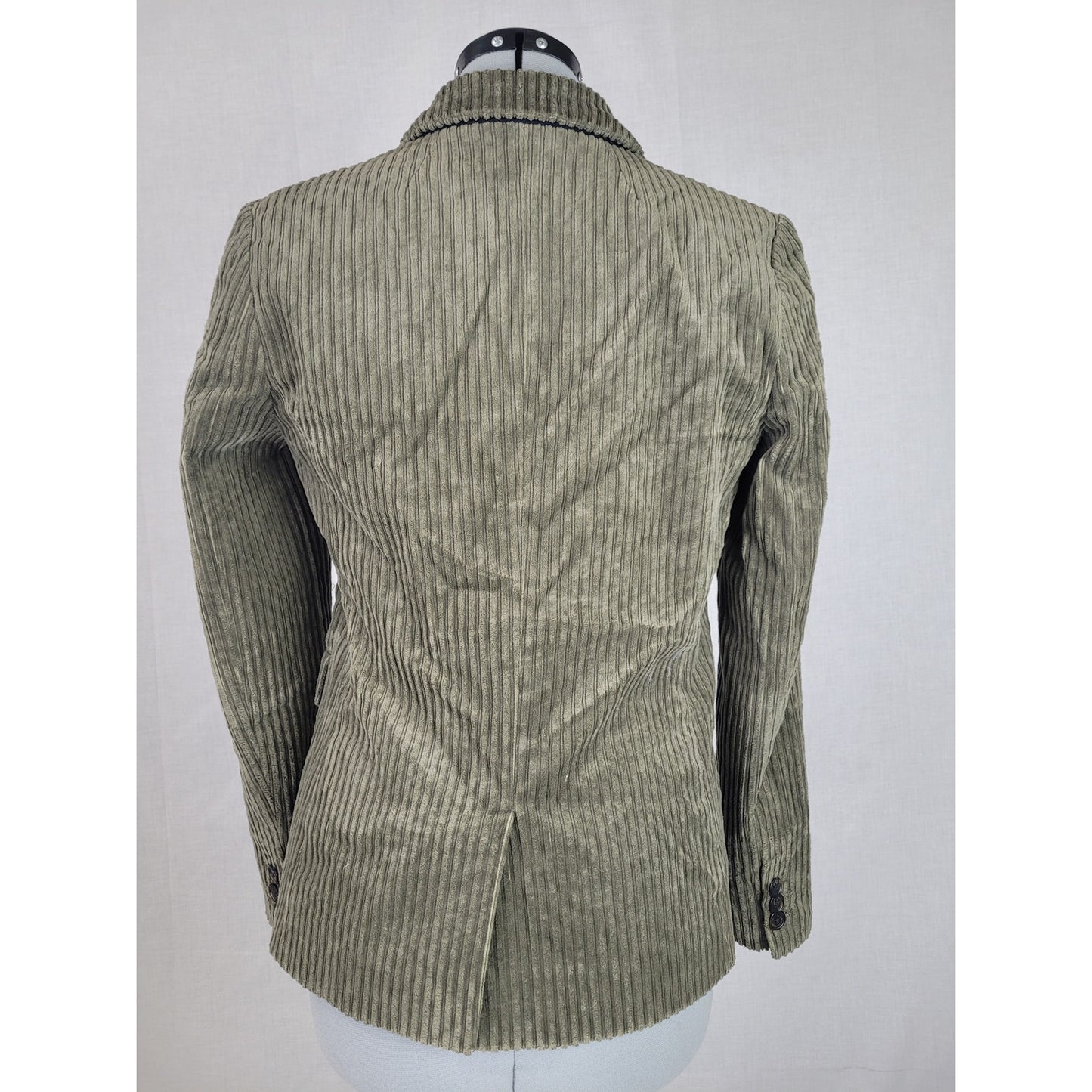 J.Crew Green Corduroy Blazer Jacket Sz 6