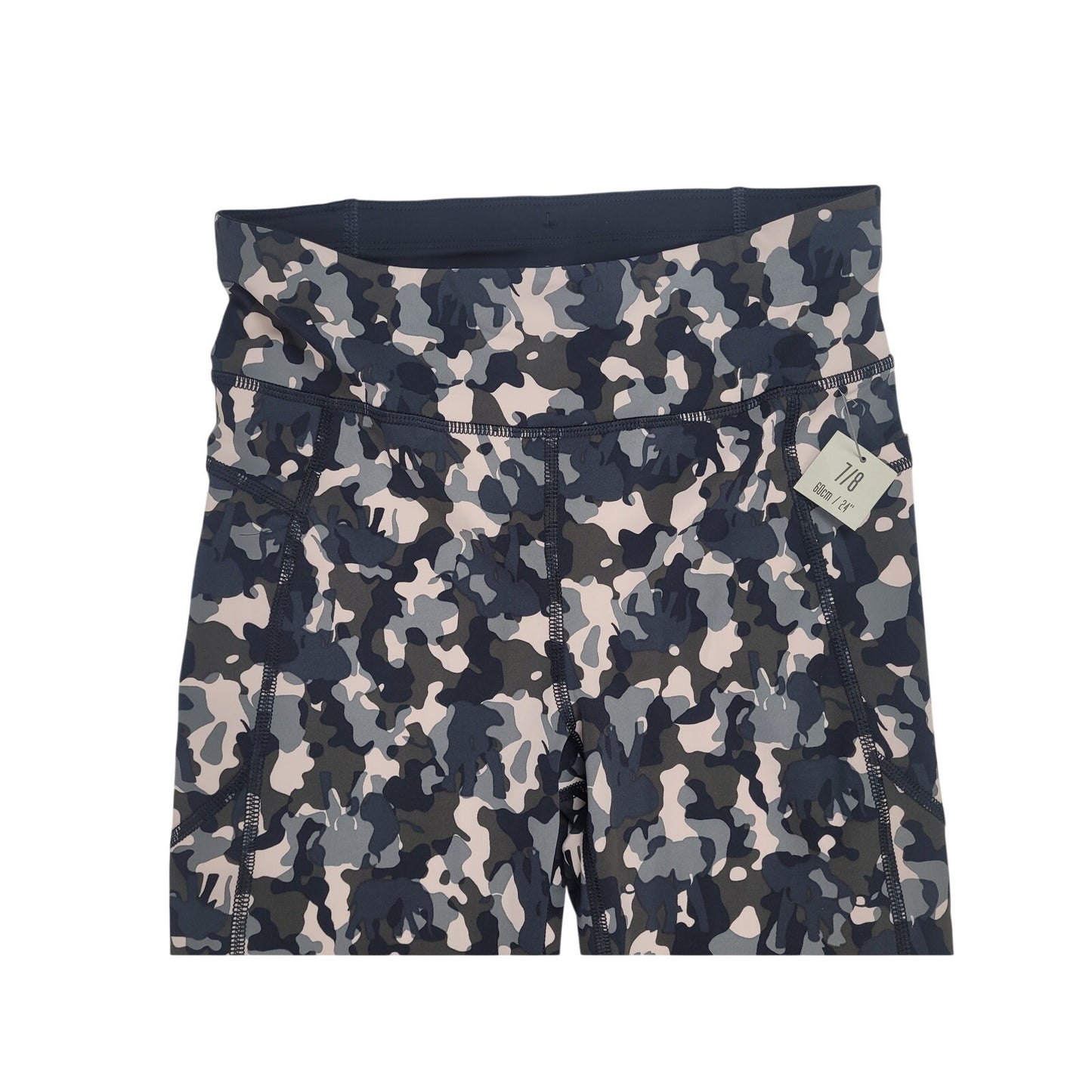 Sweaty Betty Zero Gravity 7/8 Contour Workout Leggings Camo Print Sz S NWT