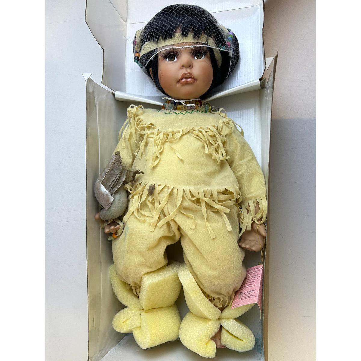 Vintage Paradise Galleries Treasury Collection Joyful Dove Native American Doll