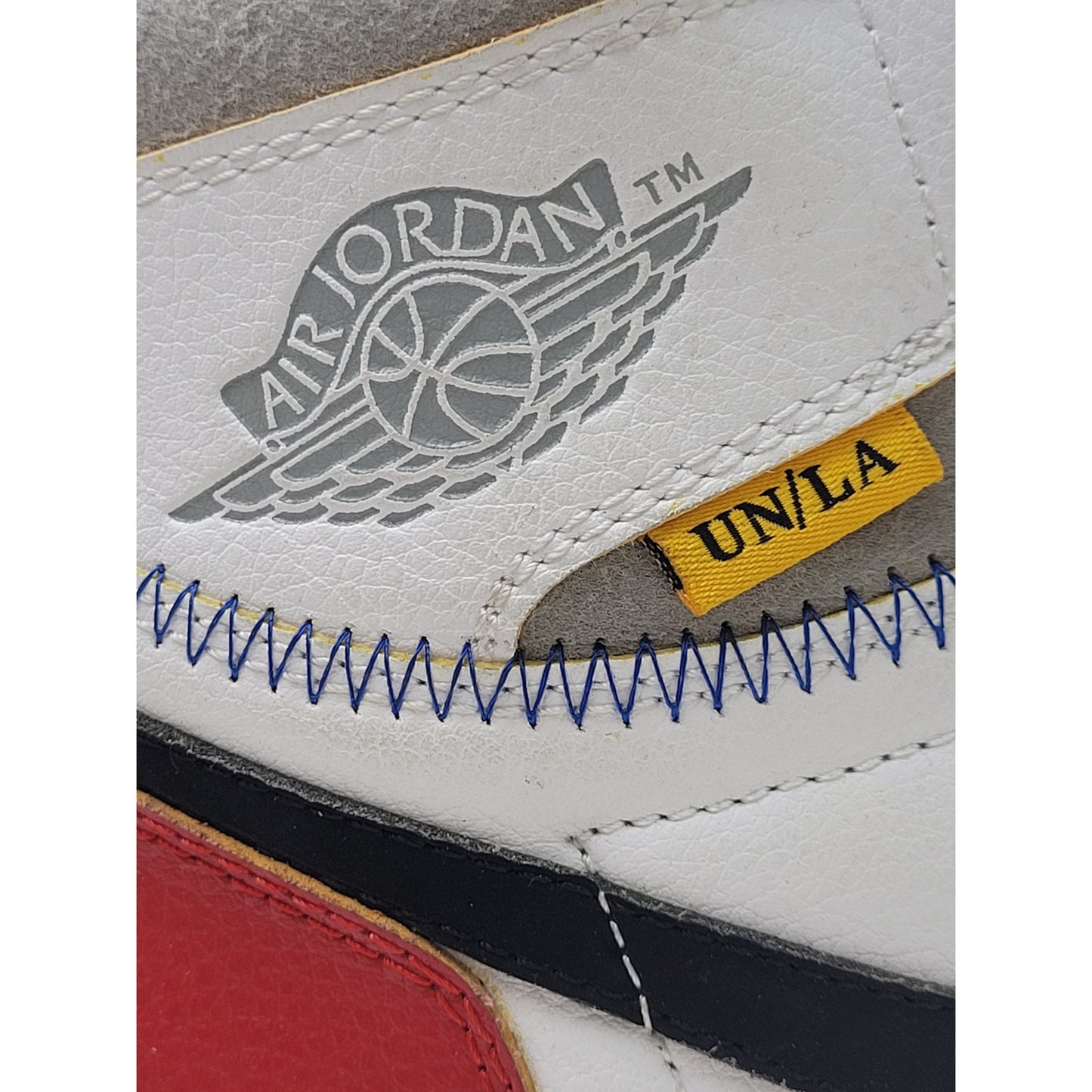 Nike Air Jordan 1 Retro High Union Los Angeles Black Toe Sneakers Men's Sz 11