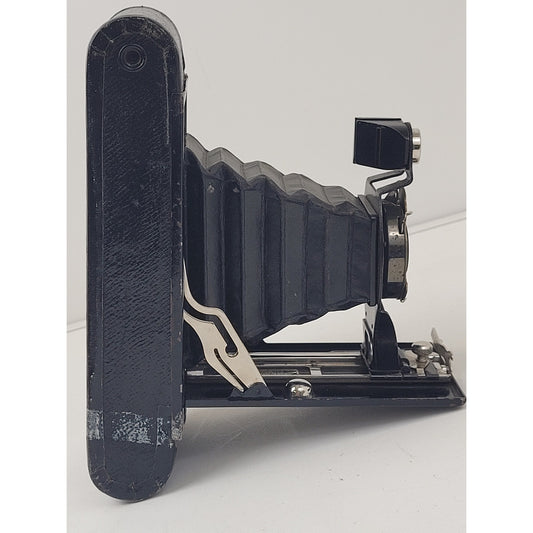Antique 1910 Kodak Ball Bearing Shutter No. 2-A Folding Camera with Leather Case (Untested)
