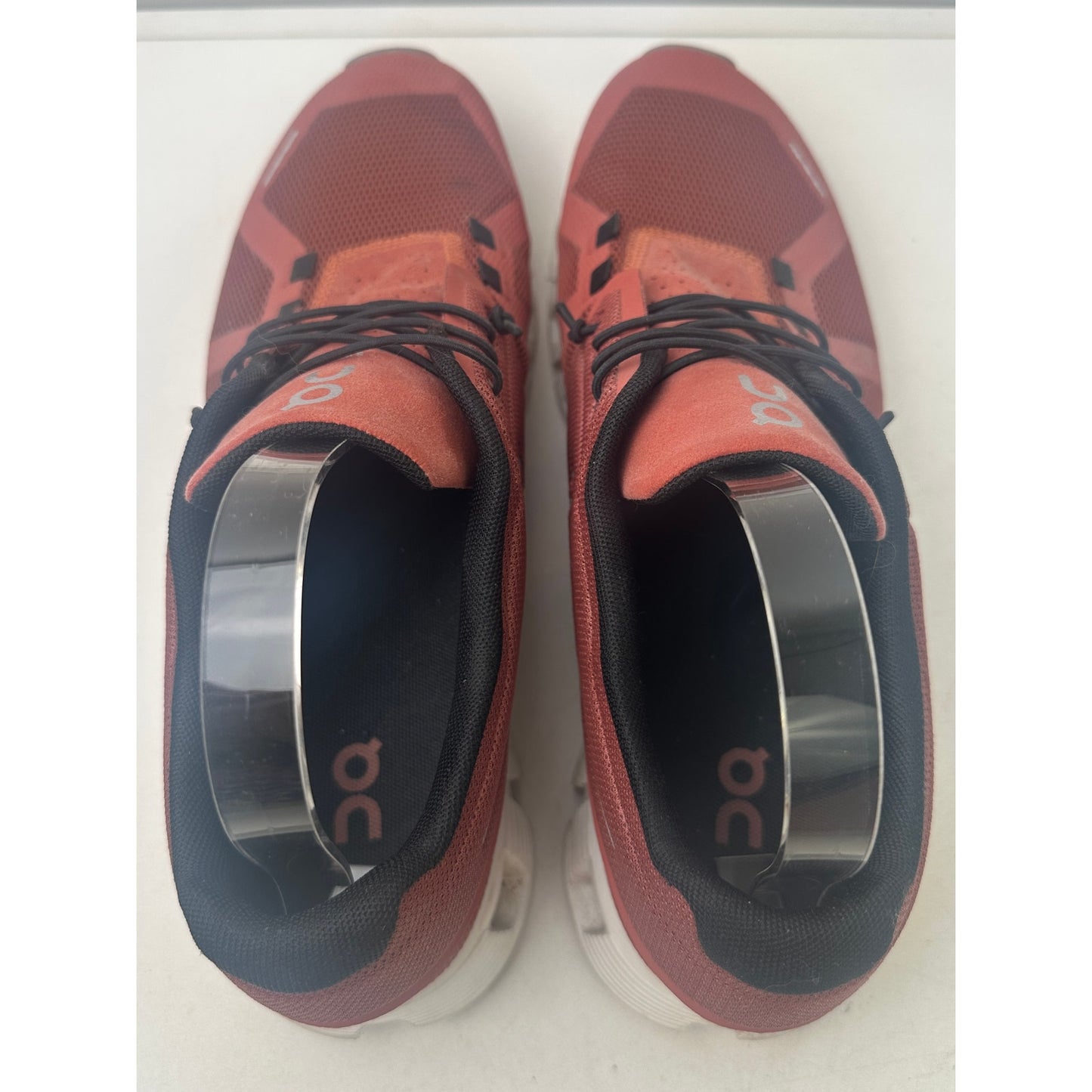 Ruby Rust / Orange On Cloud 5 Running Shoes Men's Sz 10