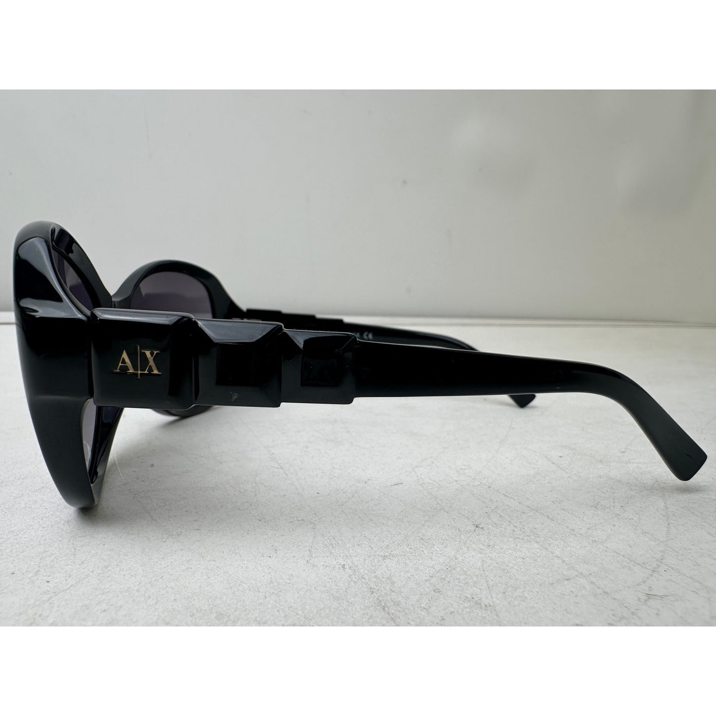 Armani Exchange AX161/S OD28 9C Black Oversized Women's Sunglasses