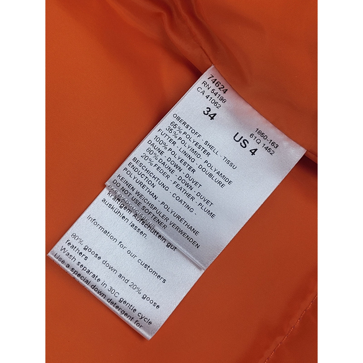 Bogner Bright Pink Puffer Vest w Orange Lining Women's Sz 34 (4)