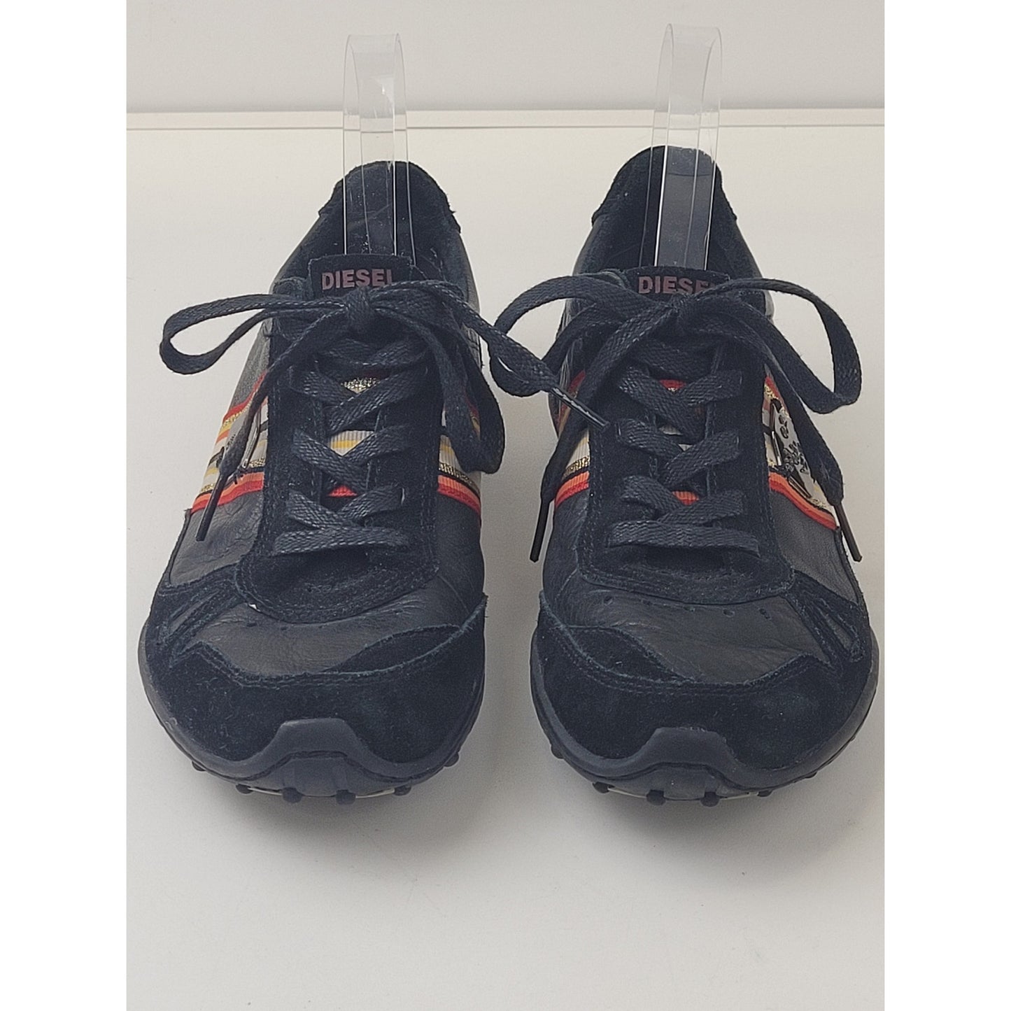 VTG Diesel Leather Suede Tennis Shoes Women's Sz 8.5