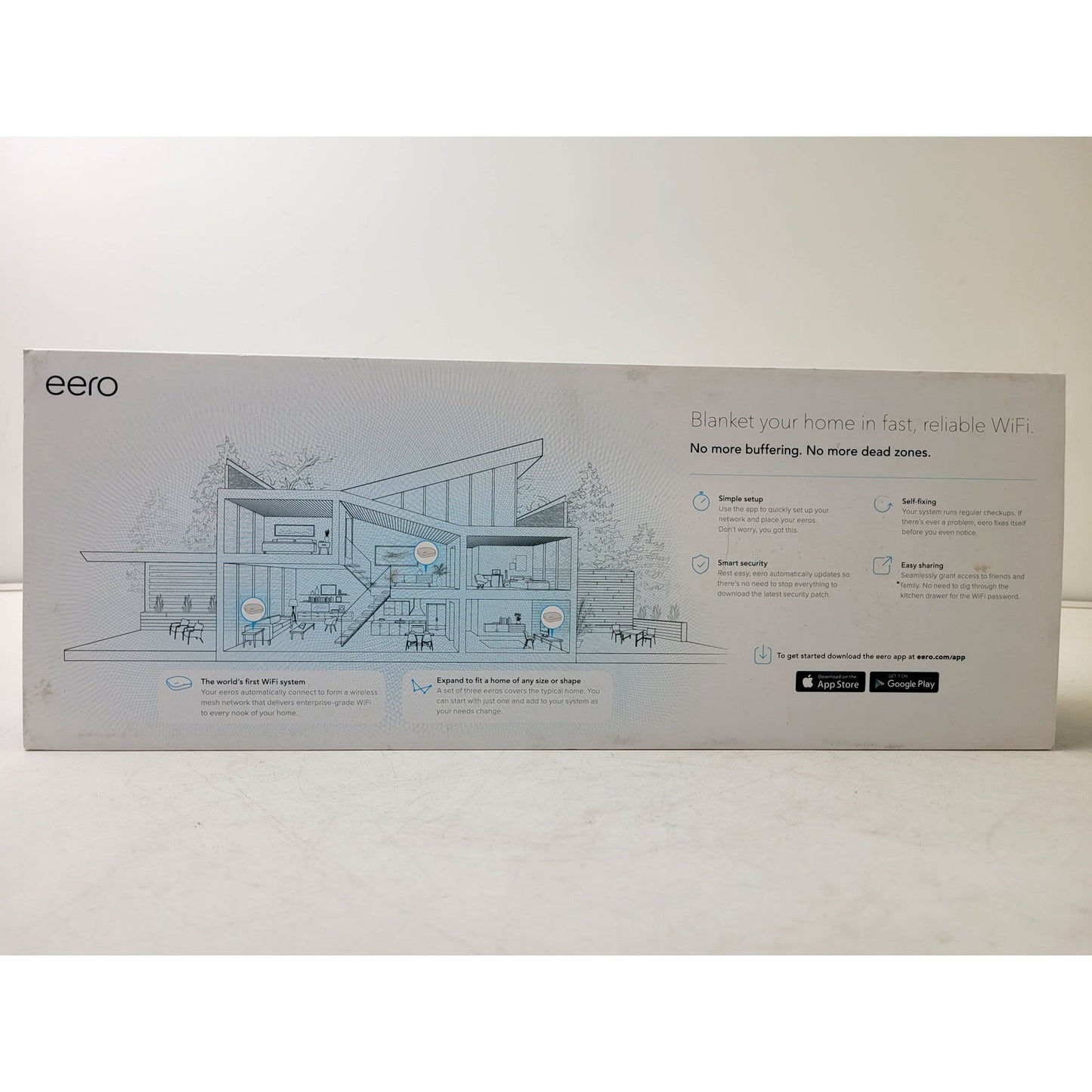 Amazon Eero Wi-Fi Mesh Router System Set of (3)