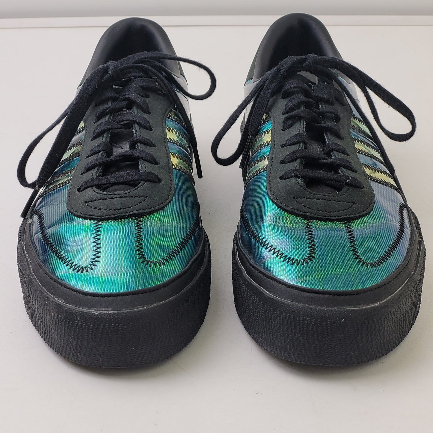 Adidas Sambarose Platform Sneakers in Black Energy Ink Women's Sz 11