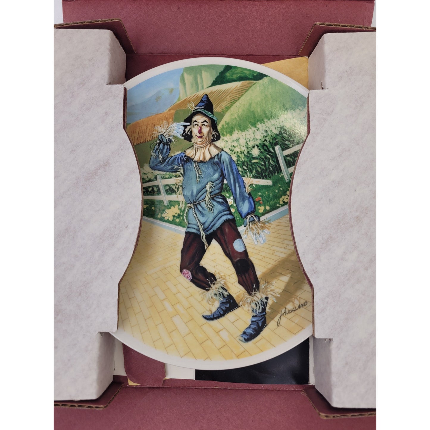 Wizard of Oz Complete Set of 8 Aukland Plates 1979 Knowles Fine China NIB