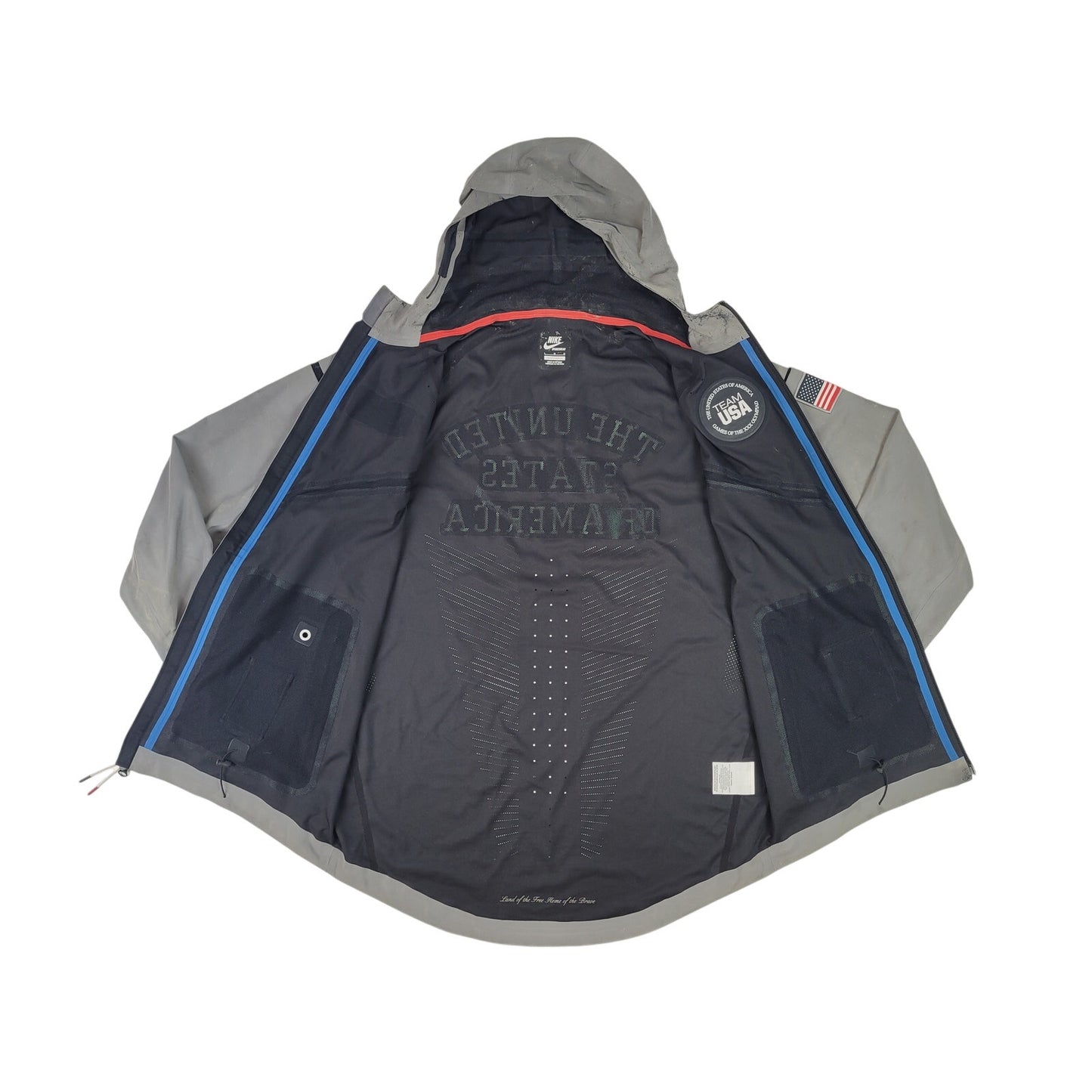 Nike 2012 Olympic Team USA 3M Windrunnner Medal Stand Jacket Sz L