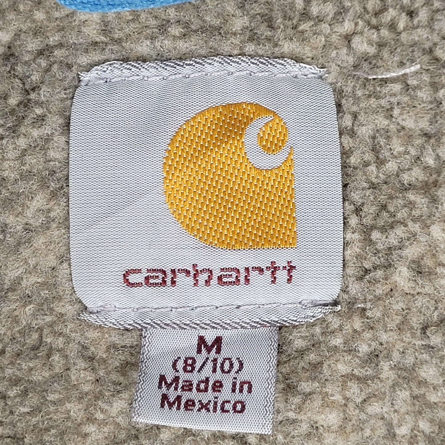 Carhartt Faded Light Blue Sherpa-Lined Sierra Jacket w Hood Women's Sz M