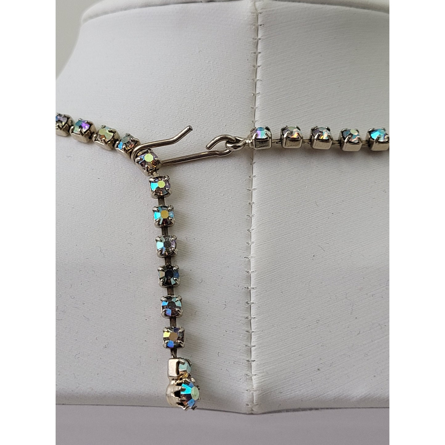 Vintage MCM Rhinestone Jewelry Lot | Pin, Necklaces, Earrings