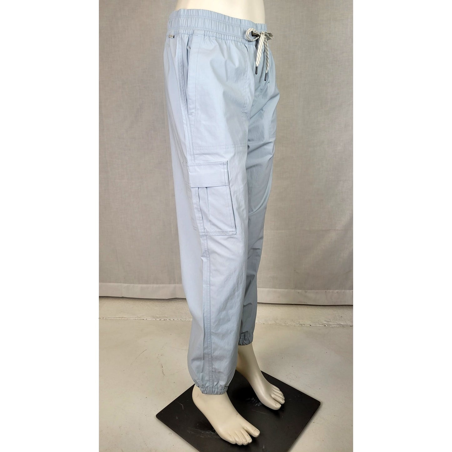 Vuori Blue Birch Jogger Pant Cargo Pockets Elastic Drawstring Women's Sz S NWT