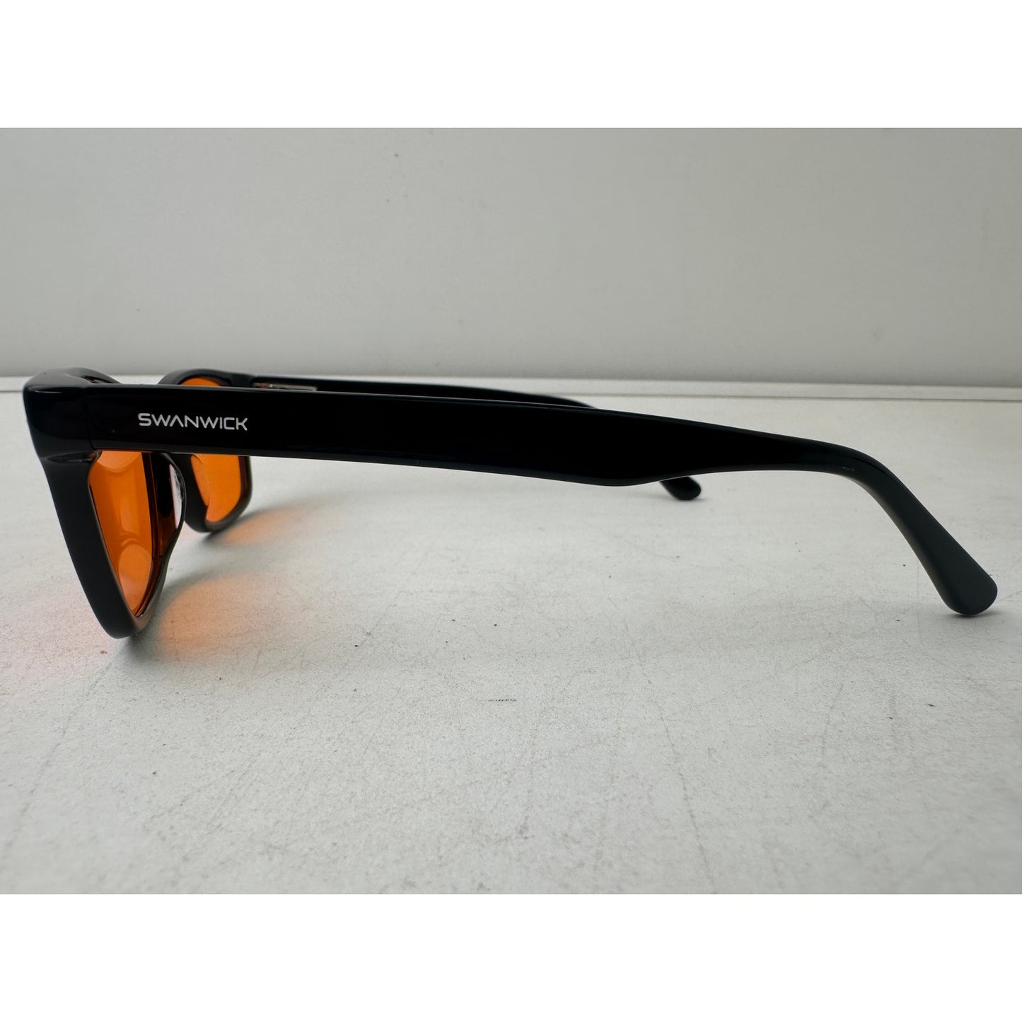 Swanwick Classic Night Swannies Blue Light Blocking Sunglasses W/ Black Frames