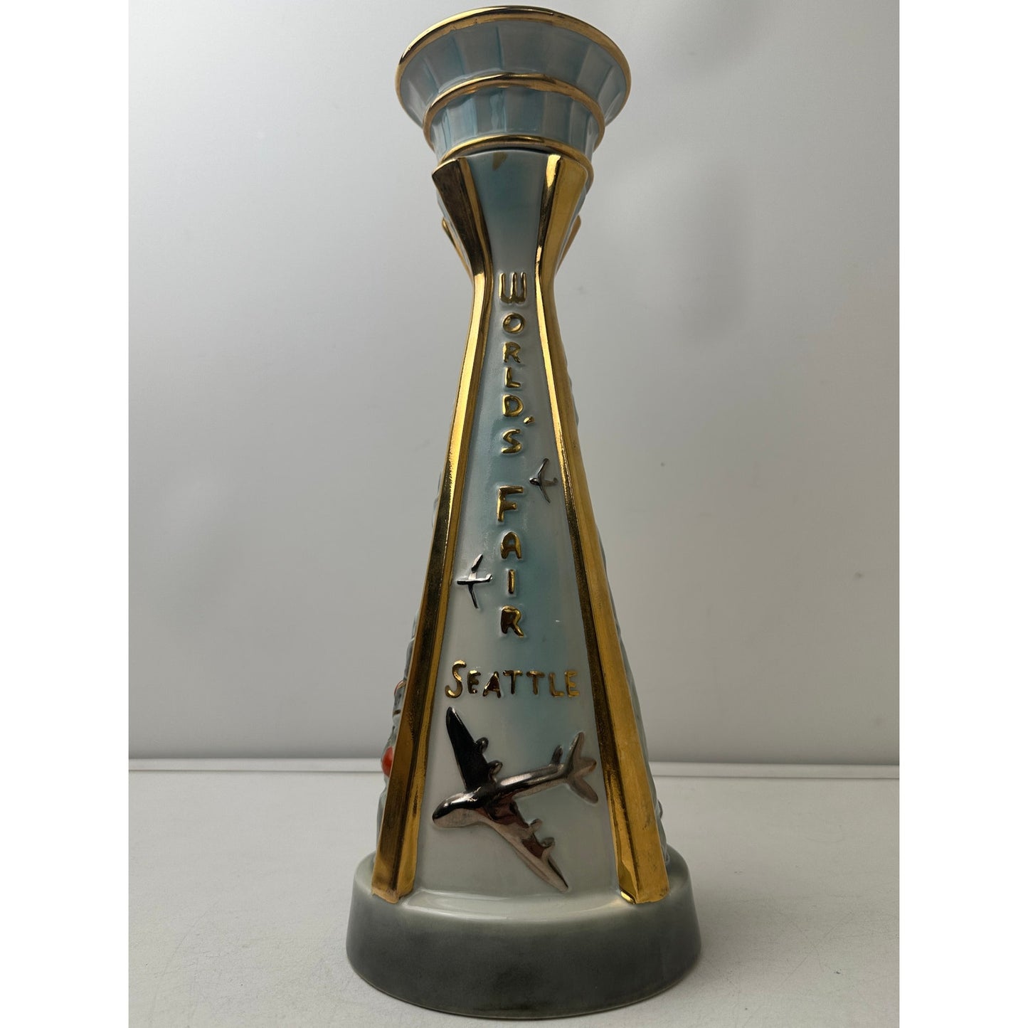 1962 Jim Beam Century 21 Seattle World's Fair Space Needle Decanter