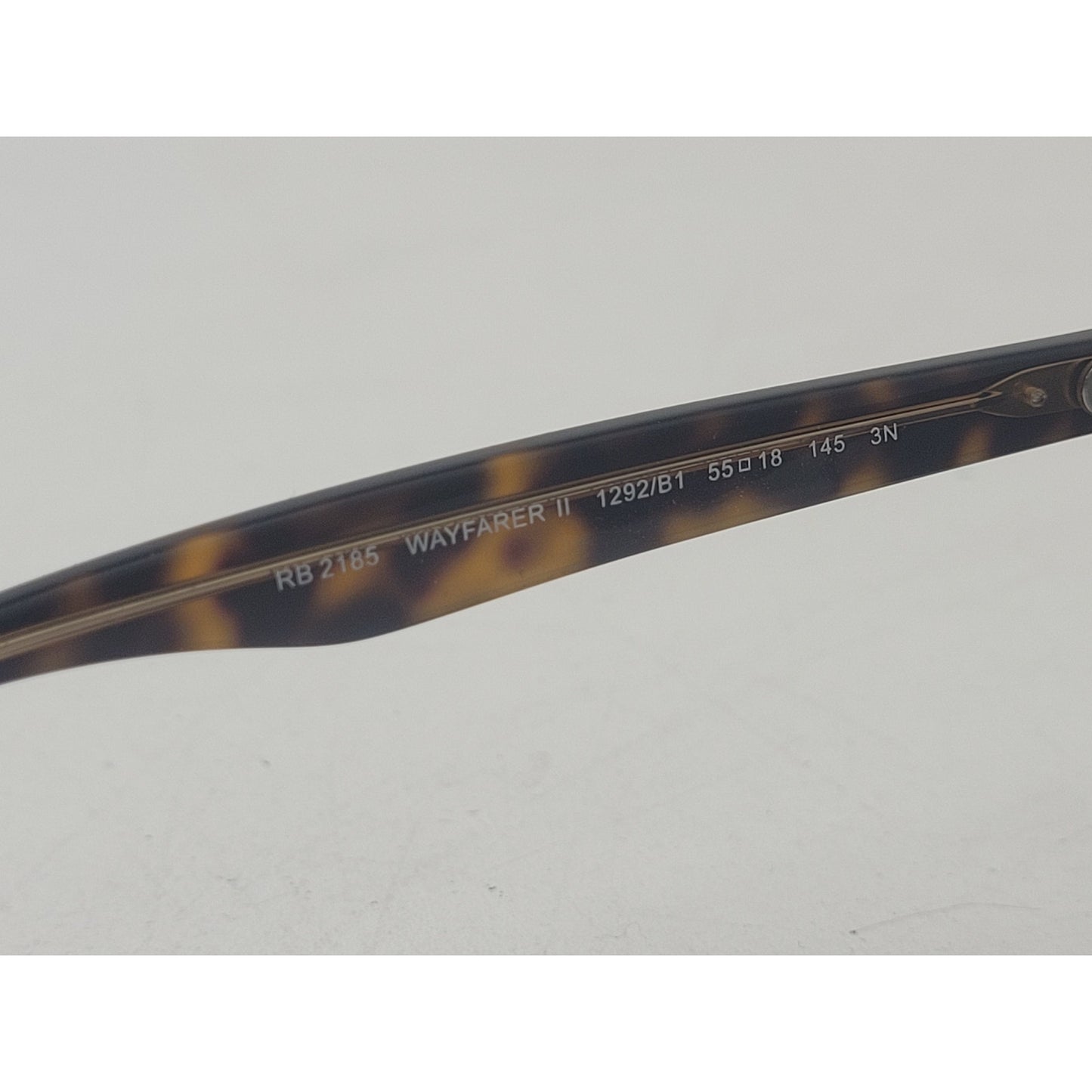 Ray Ban RB 2185 Wayfarer II Tortoise Brown Polarized Sunglasses