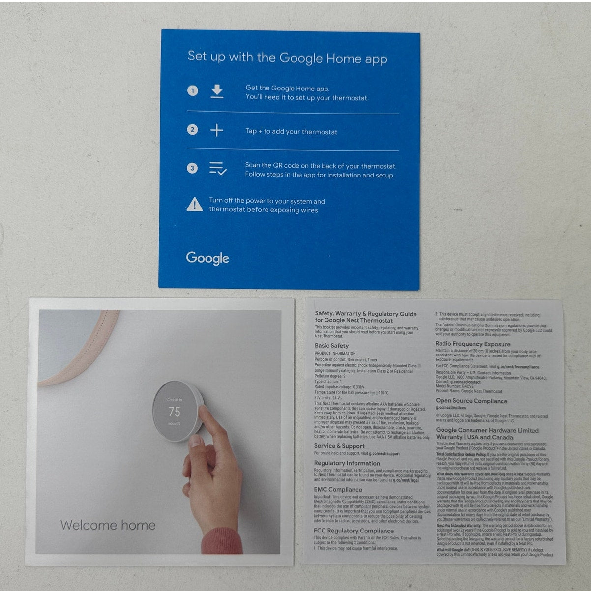 Google Nest Smart Programmable Wi-Fi Thermostat Snow White | New In Box