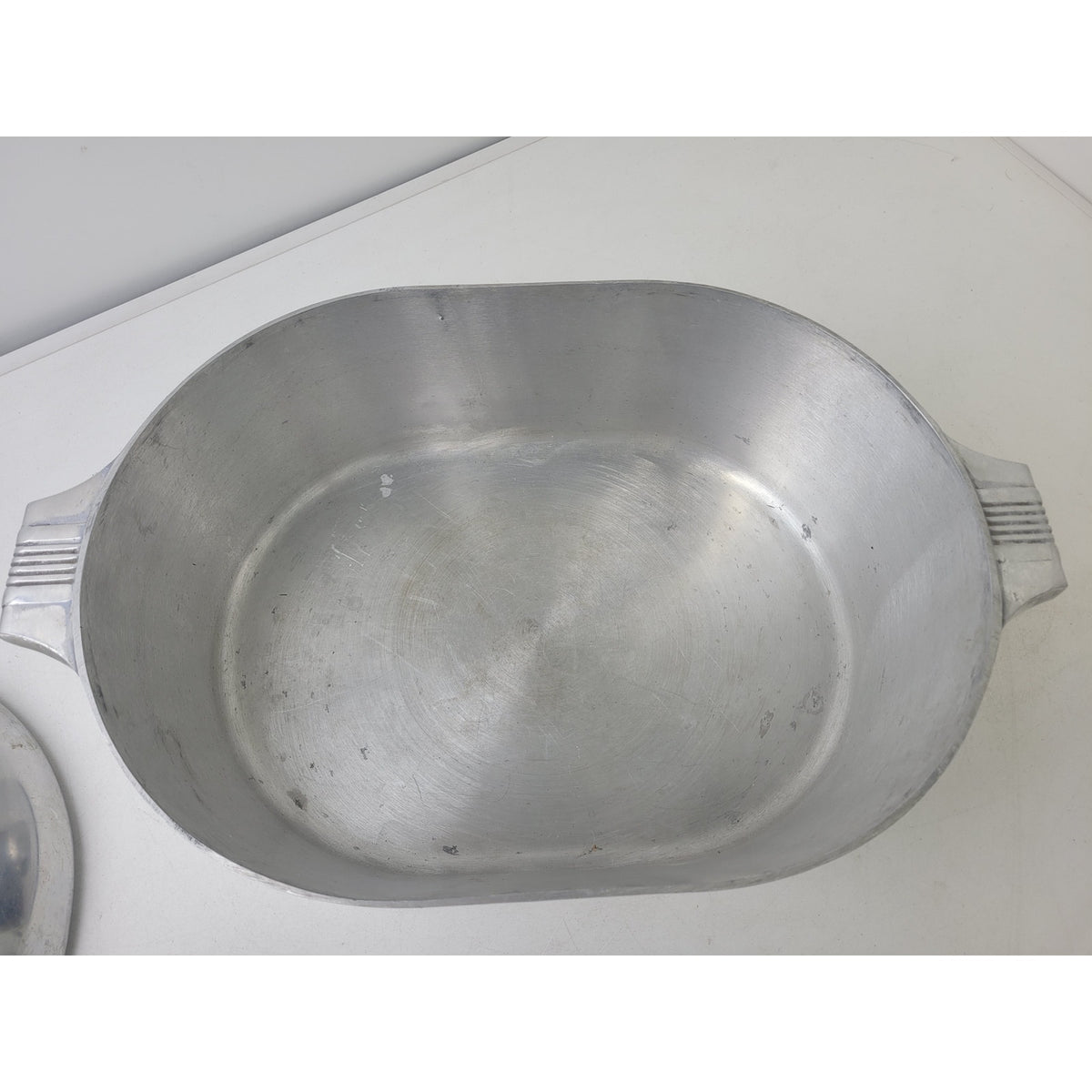 Vintage Wagner Ware Magnalite Thick Aluminum Oval Roaster Model 4267 13-Quart