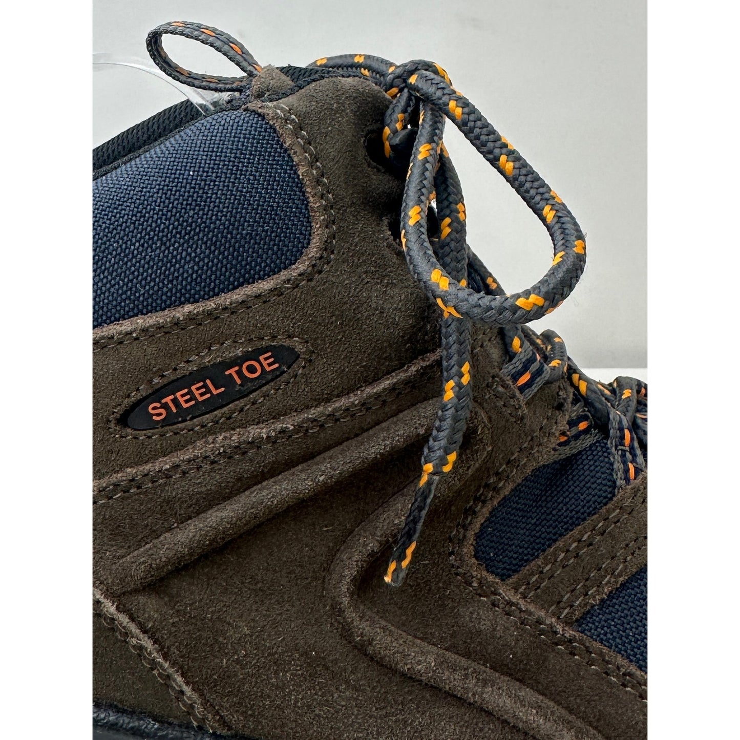 Wolverine Brighton Pewter/Navy Steel Toe Hiker Work Boots Men's Sz 9