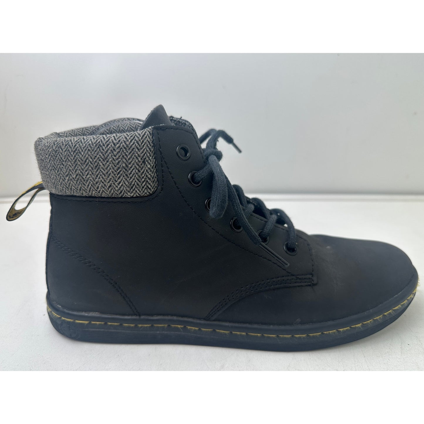 Dr. Martens Maelly Black Leather Boots Women's Sz 9