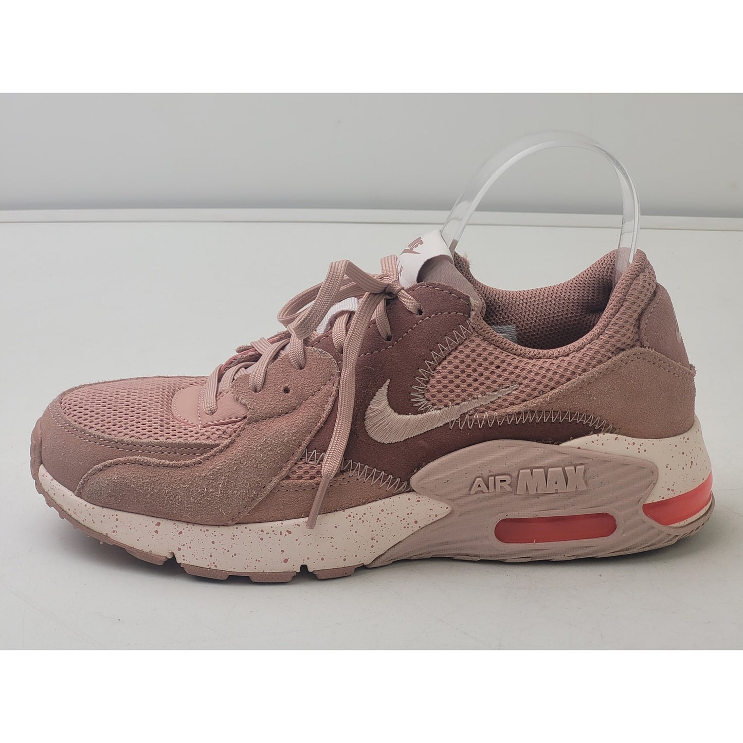 Nike Max Excee Casual Sneaker Pink Rose Whisper Women's Sz 8