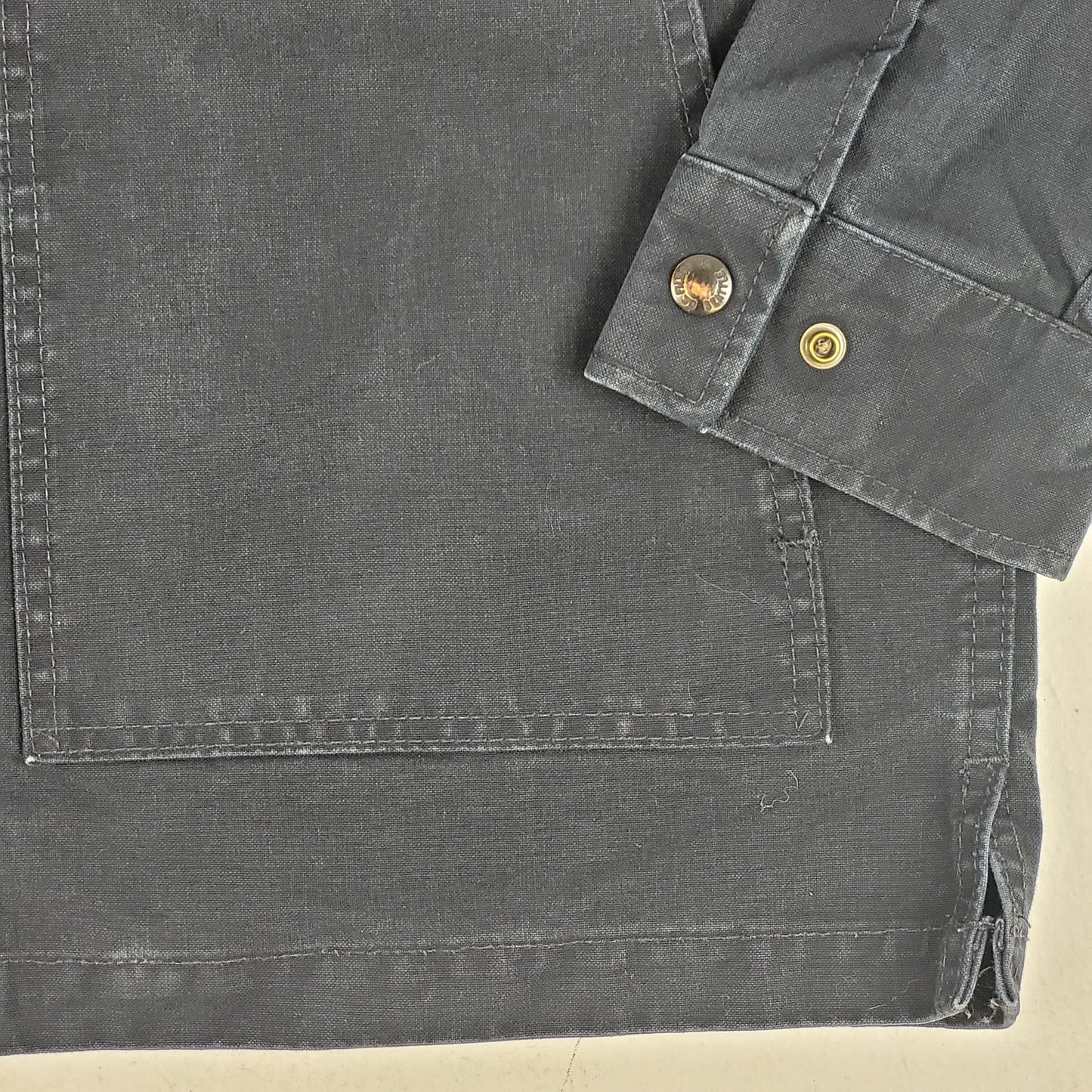 Filson Dry Tin Cloth Forester Jac-Shirt | Navy Blue | Men's Sz L