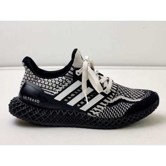 Adidas Ultra 4D Knit Primeknit Running Shoes Oreo Men's Sz 6 / Women's Sz 7