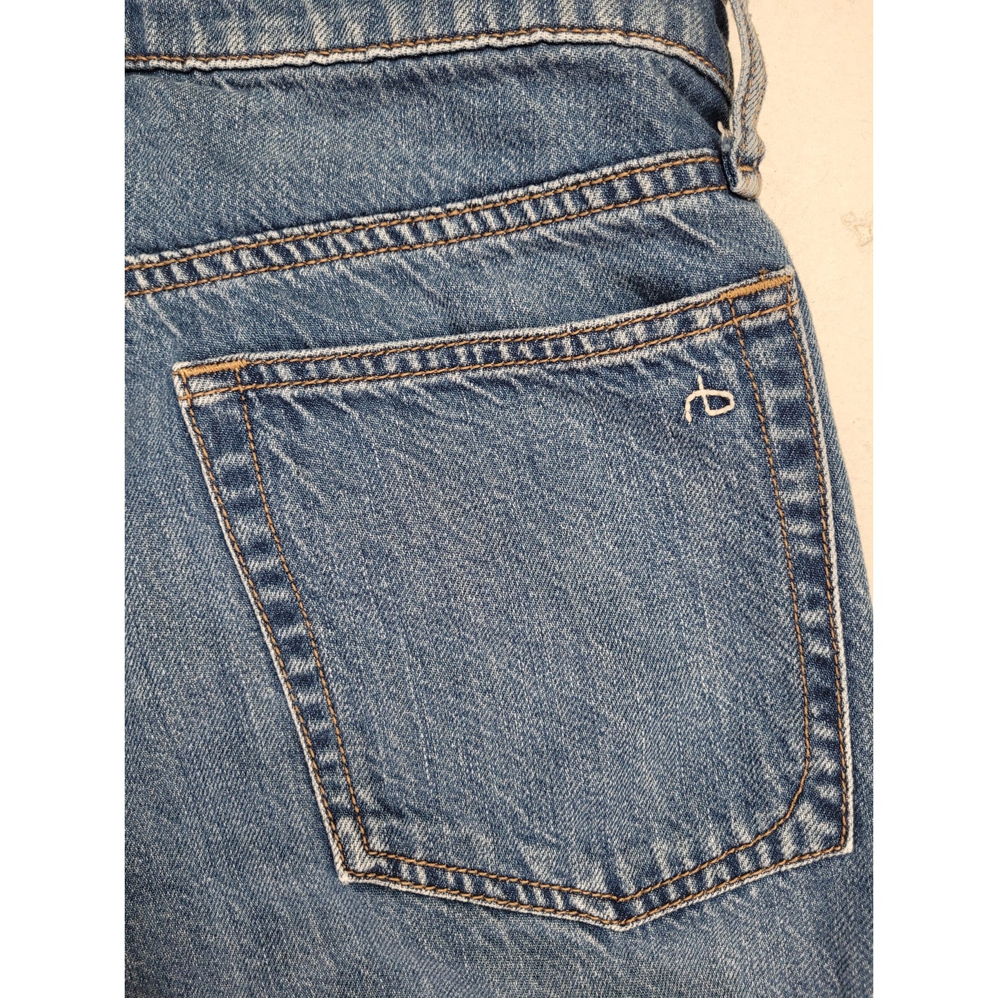 rag & bone Lori Mid-rise Crop Medium Wash Jeans Women's Sz 26