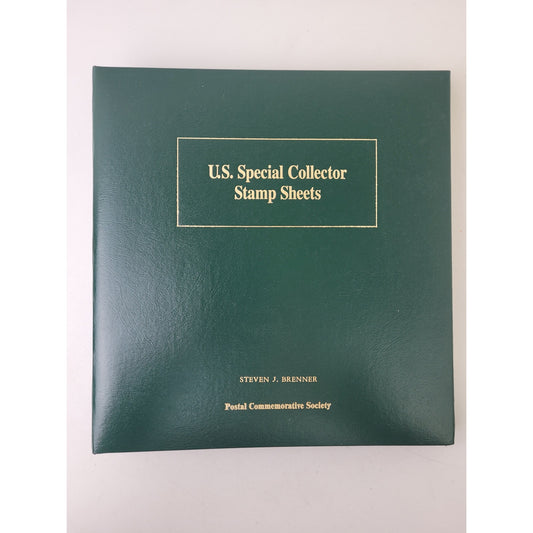 Vintage U.S. Special Collector Stamp Sheets | 32 Stamp Sheets in Binder
