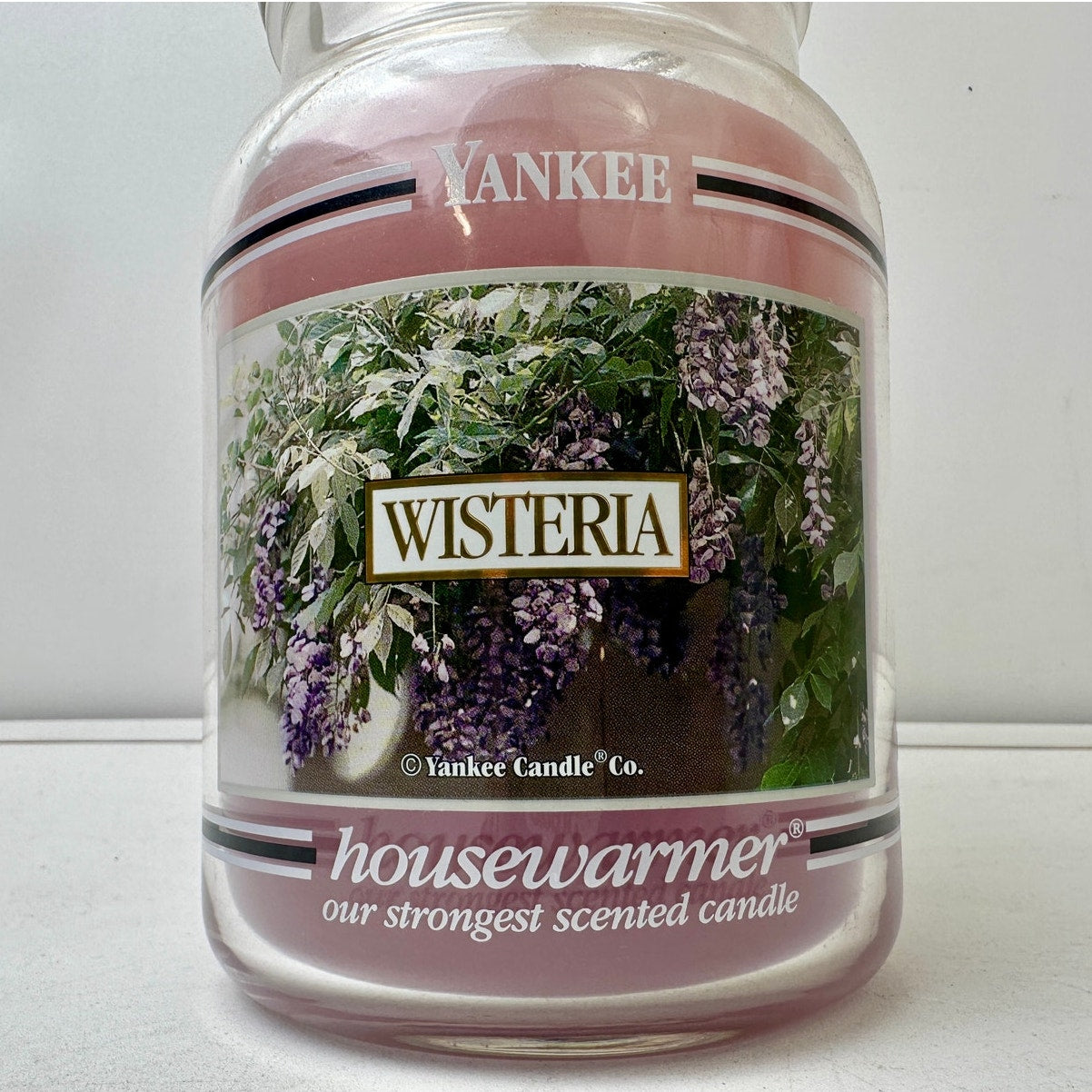 Retired Vintage Yankee Candle Wisteria Housewarmer Large 22oz Jar