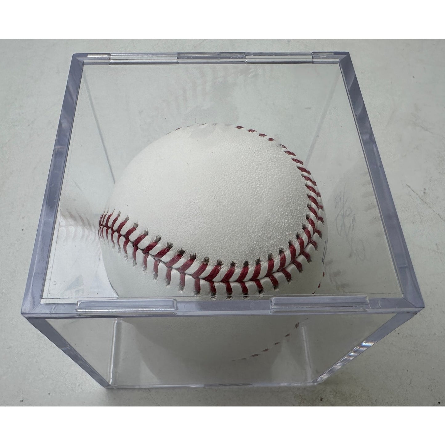 Edwin Diaz Signed Official MLB Baseball NY Mets Autograph Inscribed 39 W/ Cube Case