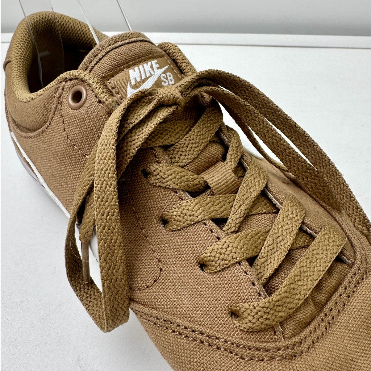 Nike SB Chron 2 Canvas Dark Driftwood Brown Sneakers Men's Sz 10