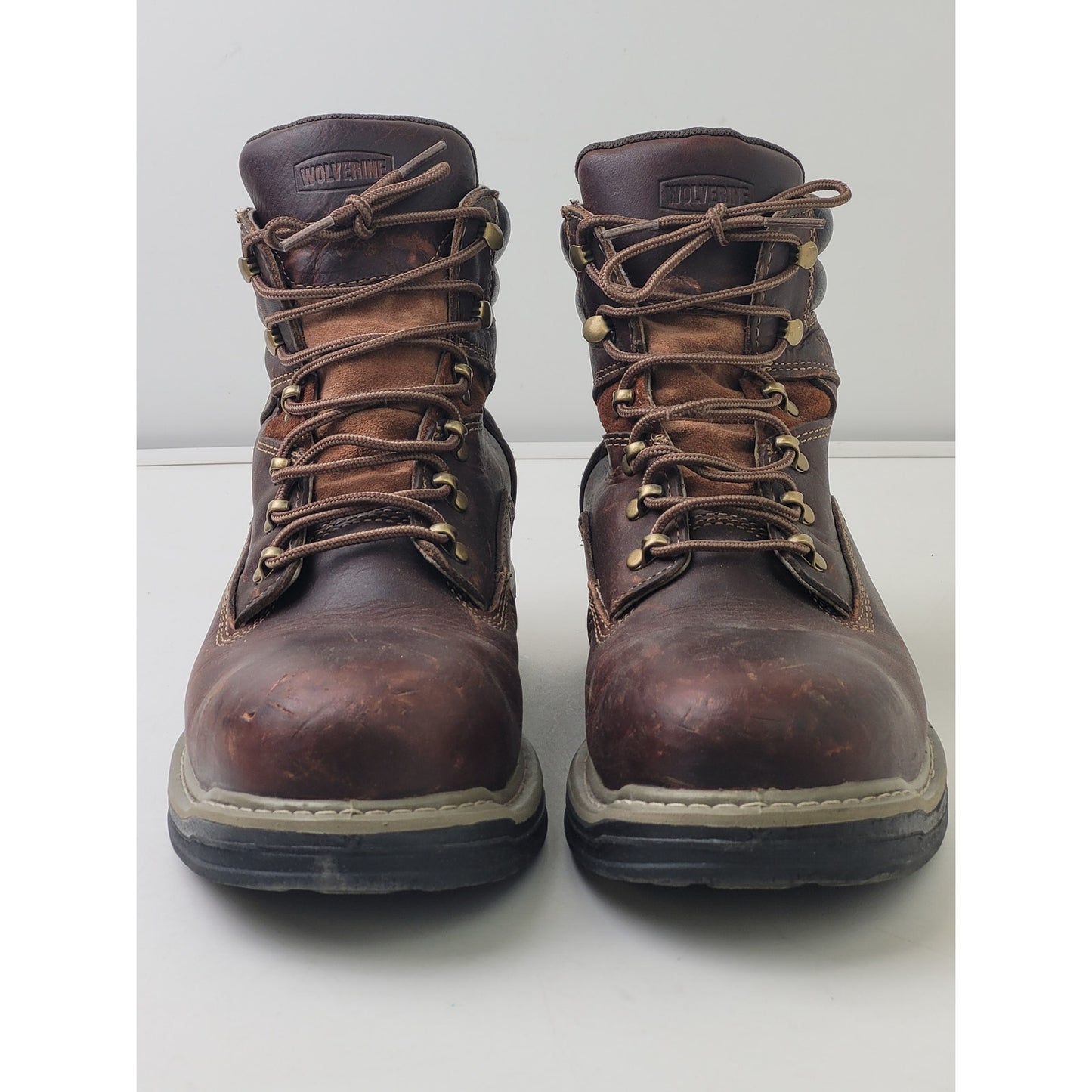 Wolverine Raider Steel-Toe 6" Leather Work Boots Men's Sz 11